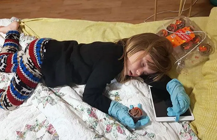 Fui a ver qué hacía mi hija