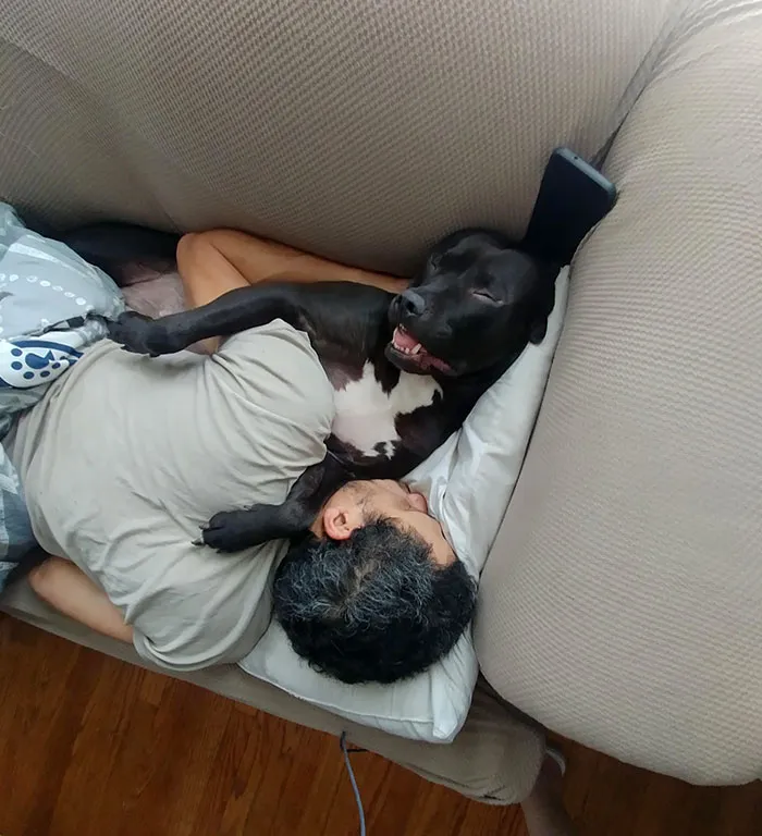 Every Morning Husband Sneaks Out Of Bed To Cuddle Mistress