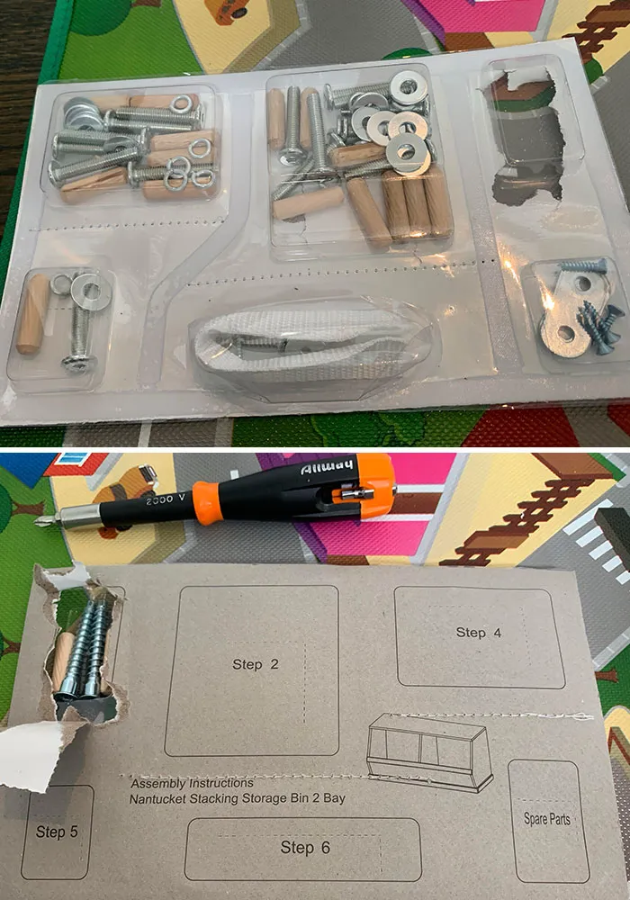 This Furniture Hardware Is Sorted By Step Rather Than By Type