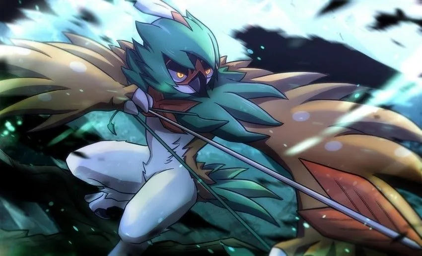 Hey Pandas Draw A Drawing Of Decidueye(Pokemon)
