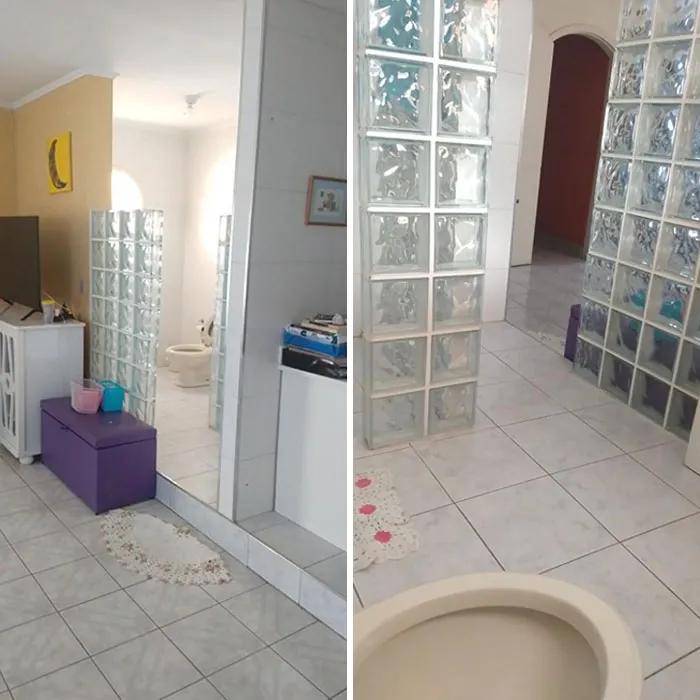 La Casa De Mi Tío Tiene Un Baño Sin Puerta, Literalmente Lo Primero Que Ves Cuando Entras A La Casa