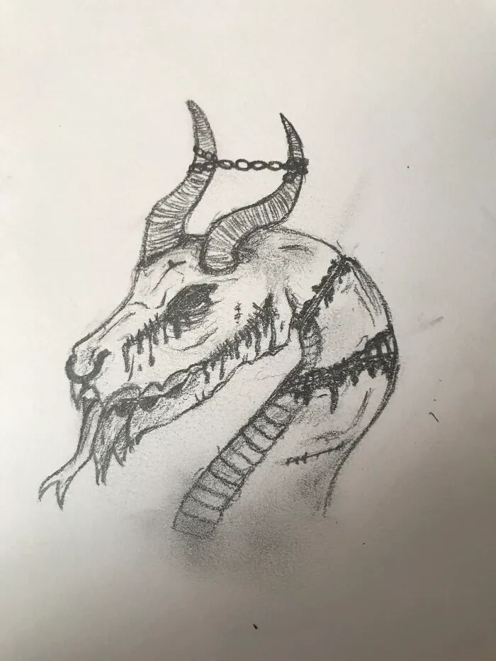 I’m Not Really Sure How Scary This Is But I Drew It For This Challenge. Hope You Like It :)