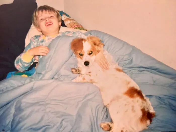 Me At 7 With Mr Pepper