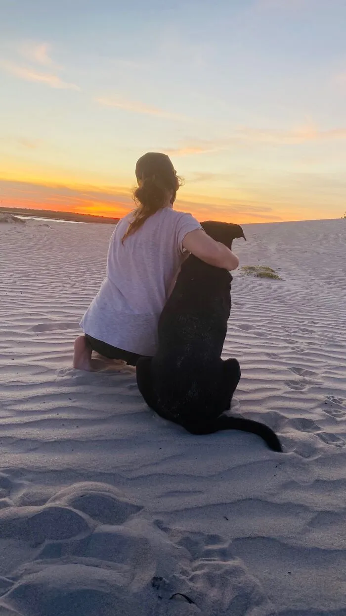 Watching The Sunset With Best Mate Elly