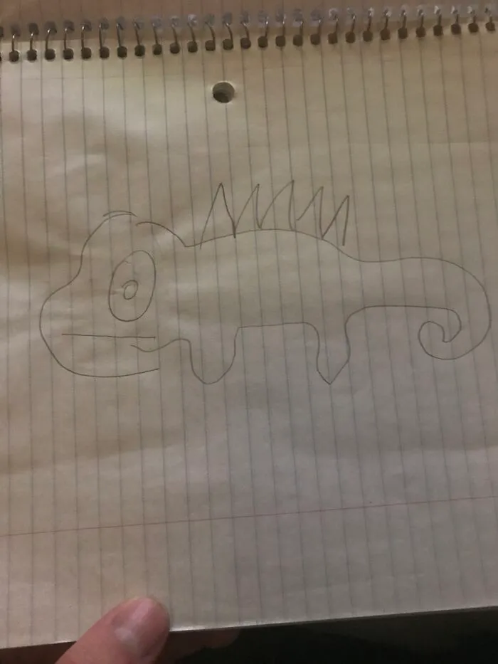 Stuffed Lizard