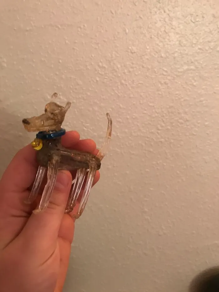I Made A Little Odie With Some Plastic Utensils And A Blowtorch