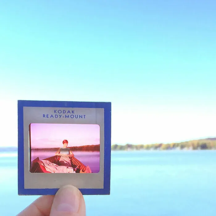 Photographer Uses Her Dad’s Old Slides To Create A Nostalgic Photo Series (31 Pics)