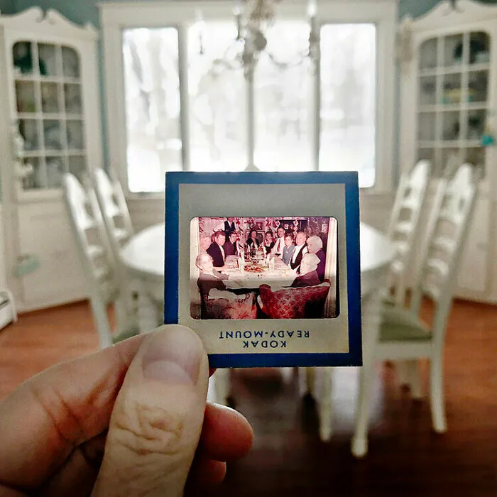 Photographer Uses Her Dad’s Old Slides To Create A Nostalgic Photo Series (31 Pics)