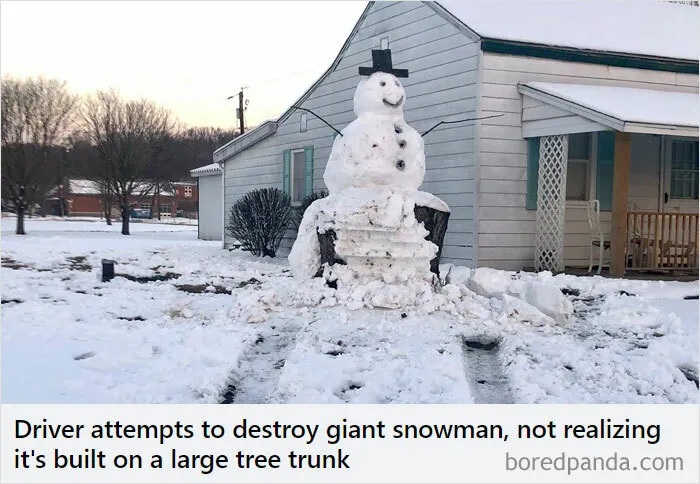 Snowman 1, Driver 0