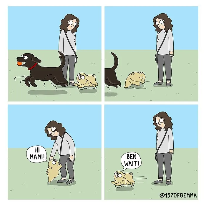 40 Adorable Comics That Hilariously Sum Up What It’s Like Living With A Dog By This Artist (New Pics)