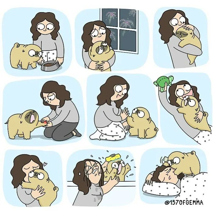 40 Adorable Comics That Hilariously Sum Up What It’s Like Living With A Dog By This Artist (New Pics)