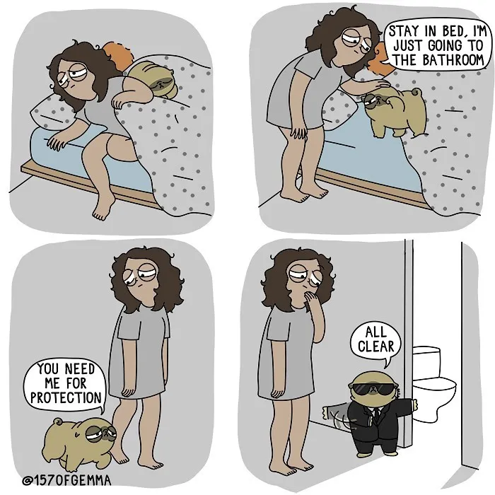 40 Adorable Comics That Hilariously Sum Up What It’s Like Living With A Dog By This Artist (New Pics)