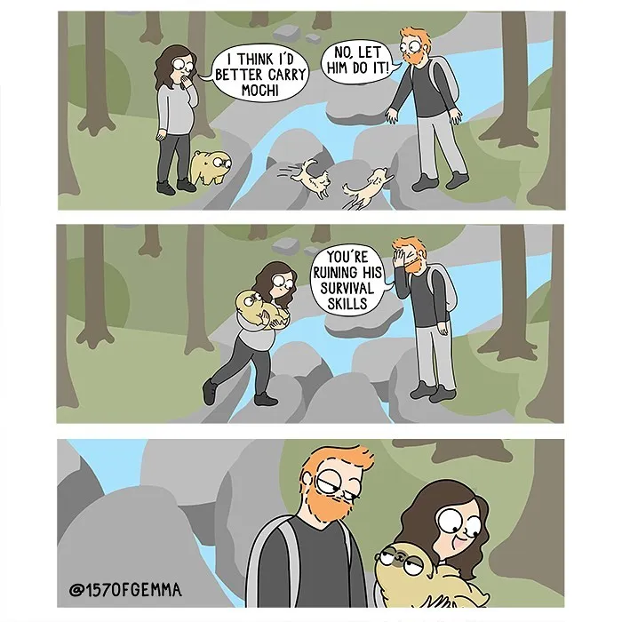 40 Adorable Comics That Hilariously Sum Up What It’s Like Living With A Dog By This Artist (New Pics)