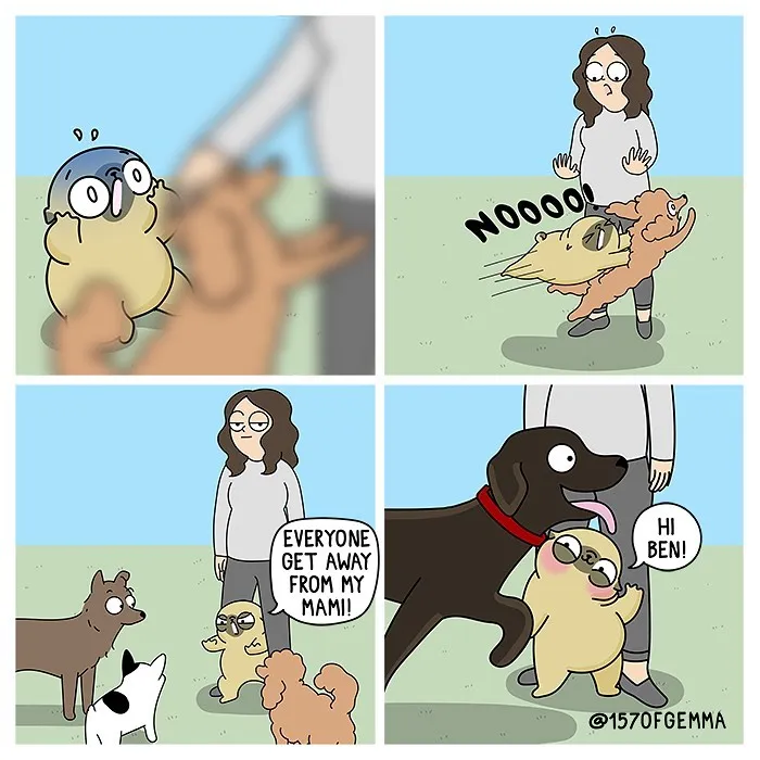 40 Adorable Comics That Hilariously Sum Up What It’s Like Living With A Dog By This Artist (New Pics)