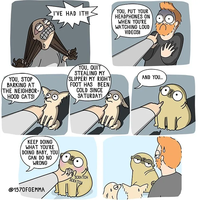 40 Adorable Comics That Hilariously Sum Up What It’s Like Living With A Dog By This Artist (New Pics)
