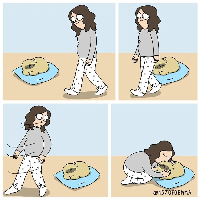 40 Adorable Comics That Hilariously Sum Up What It’s Like Living With A Dog By This Artist (New Pics)