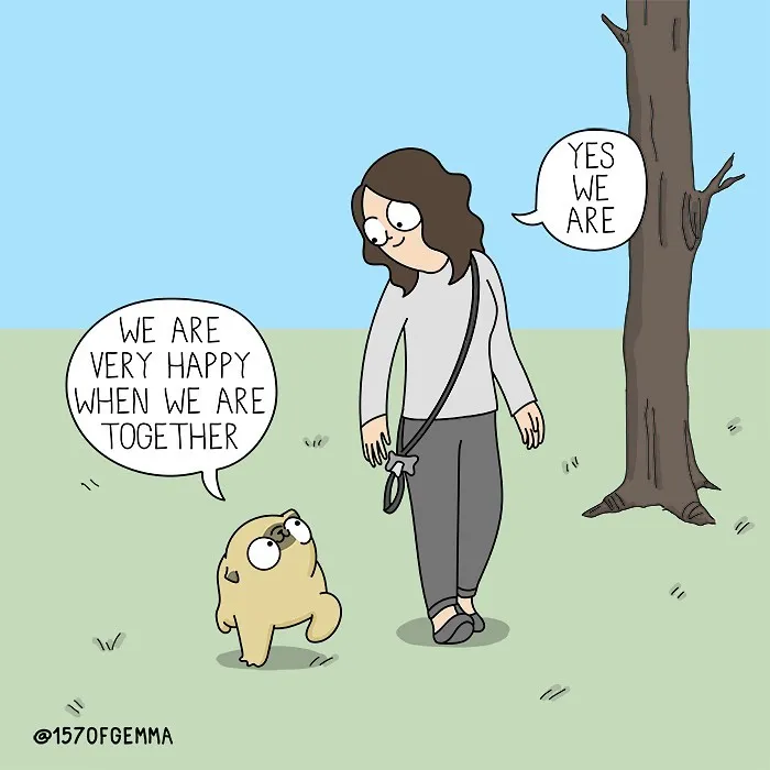 40 Adorable Comics That Hilariously Sum Up What It’s Like Living With A Dog By This Artist (New Pics)