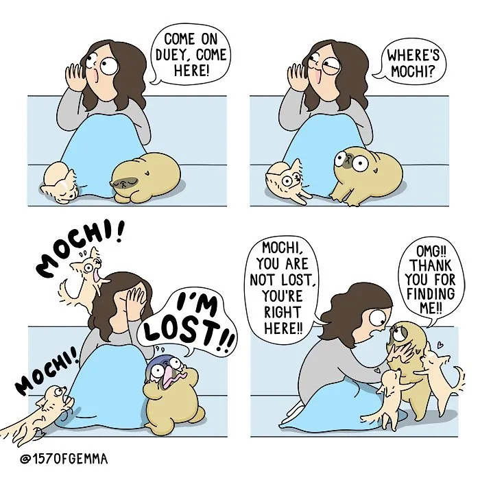 40 Adorable Comics That Hilariously Sum Up What It’s Like Living With A Dog By This Artist (New Pics)