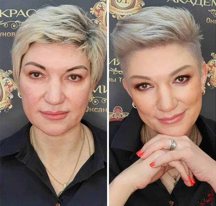30 Women Tell A Makeup Artist And Hairstylist Duo To "Do Something" But Don't Know What, So They Freestyle It (New Pics)