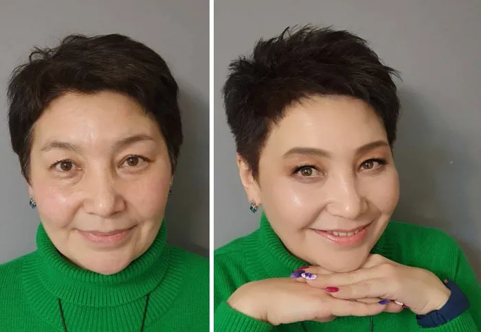 30 Women Tell A Makeup Artist And Hairstylist Duo To "Do Something" But Don't Know What, So They Freestyle It (New Pics)