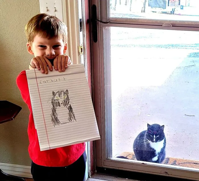 My House, My Grandson, Not My Cat