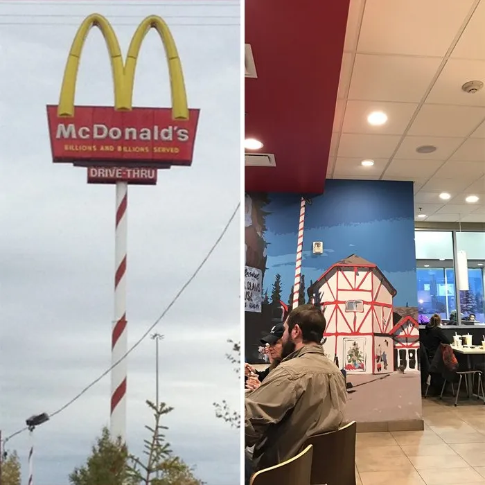 North Pole McDonald's,  Santa Claus Ln, North Pole, Ak
