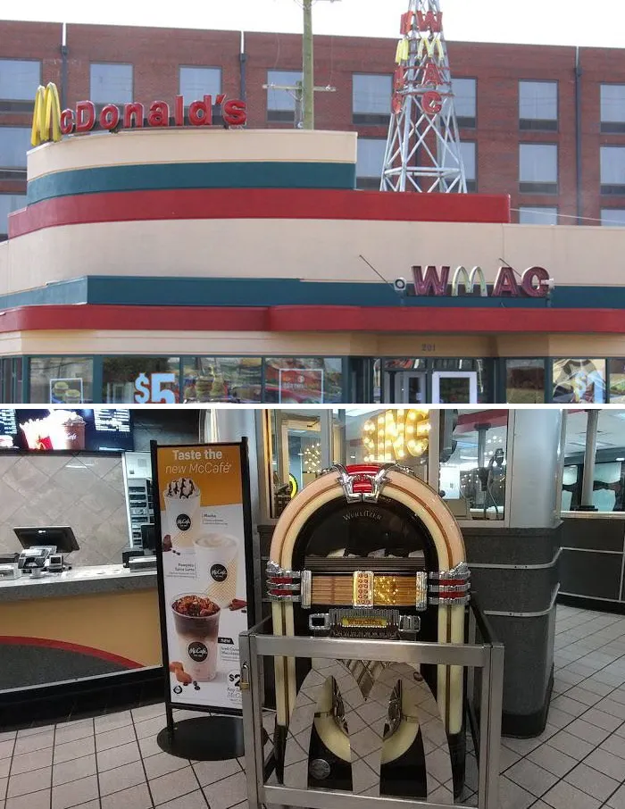Radio Station McDonald's "Wmac" (Date Unknown) Opryland Area, Nashville, Tn