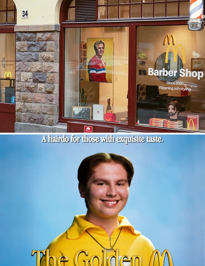 Barber Shop McDonald's (2020)  Stockholm, Sweden