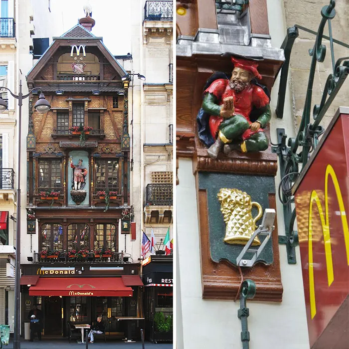 Au Roi De La Bière (King Of Beer) McDonald's (1998) Saint-Lazare, Paris, France