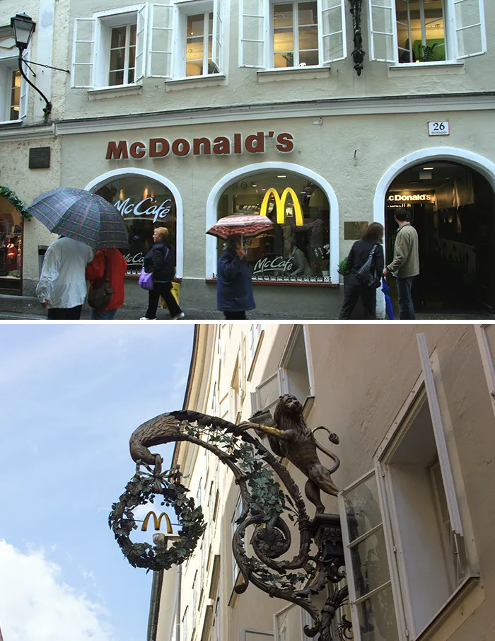 Getreidegasse McDonald's (Date Unknown)  Salzburg, Austria