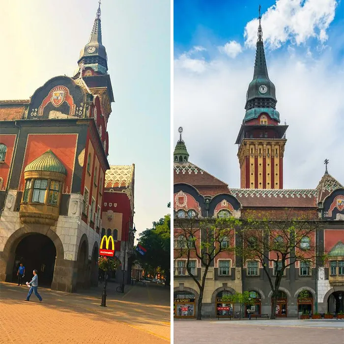 City Hall (Gradska Kuća) McDonald's (Date Unknown) Subotica, Serbia