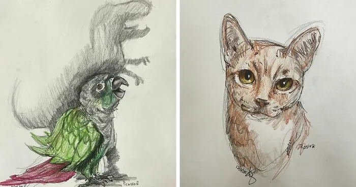 I Draw Pet Portraits On Request And Then Donate The Received Funds To Charity (70 Pics)