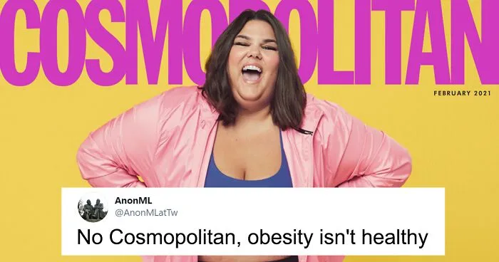 People Are Not OK With These Cosmopolitan Covers That Ignore The Relationship Between Obesity And Covid