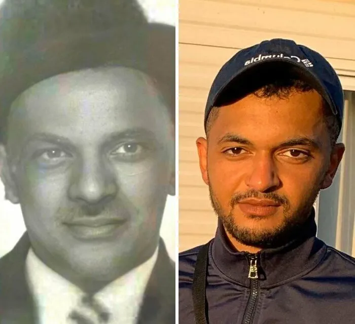 My Paternal Grandfather And Me, I Always Thought I Looked Nothing Like My Dad Until I Saw His Dad
