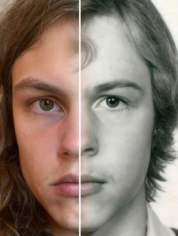 Me Compared To My Young Dad And Grandpa Today Traits