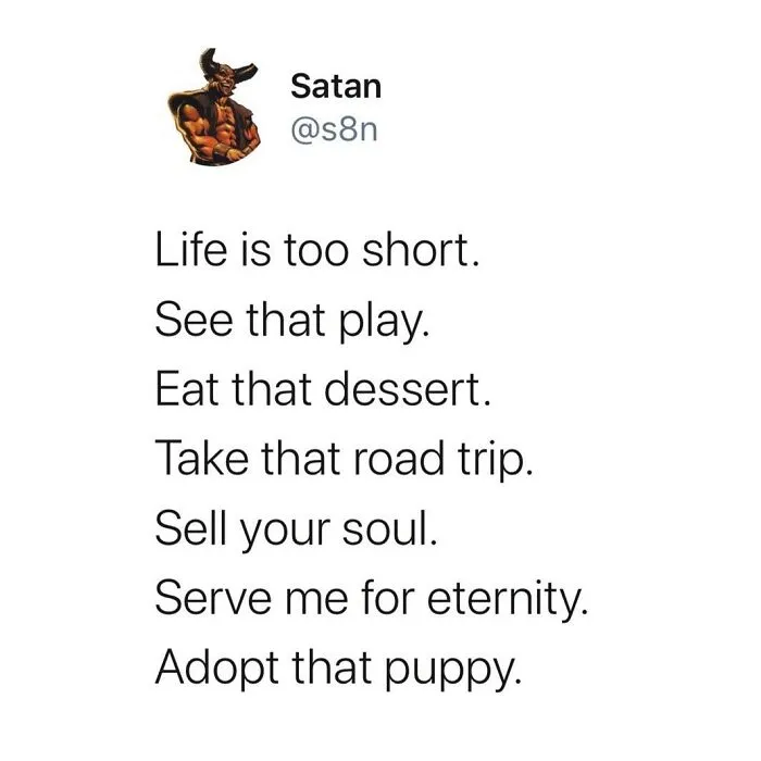 Satan Has An Instagram Account, And It's Funny As Hell
