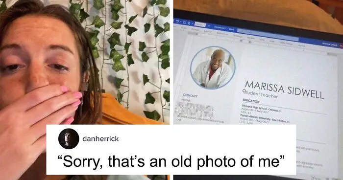 This Girl Forgot To Change The Template Photo In Her Resume, Sent It Out To Her Employer