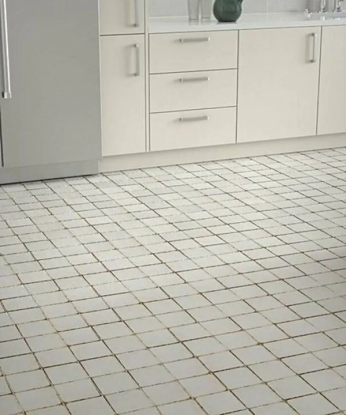 Estos azulejos que se diseñan pre-desgastados y sucios