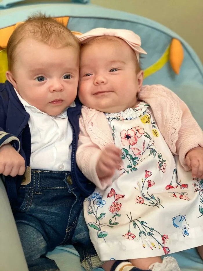 My Twins Looking Like An Old Married Couple