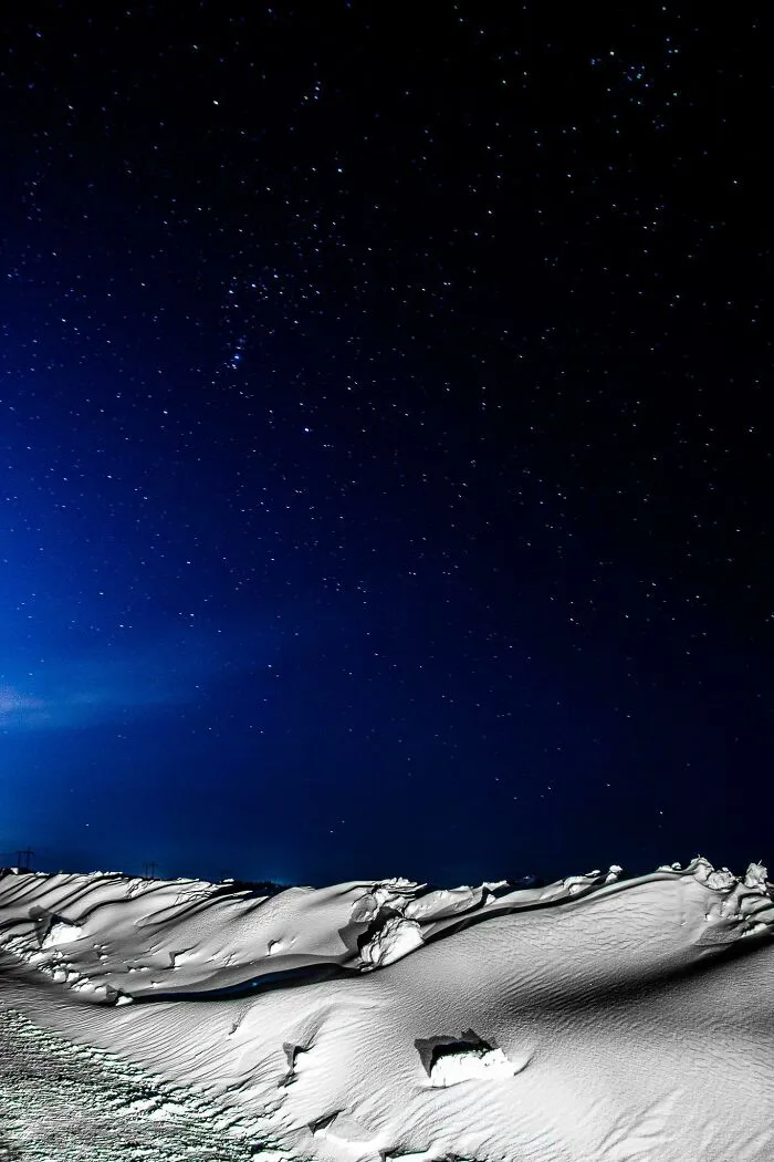 Esta foto que tomé que parece estar en la Luna