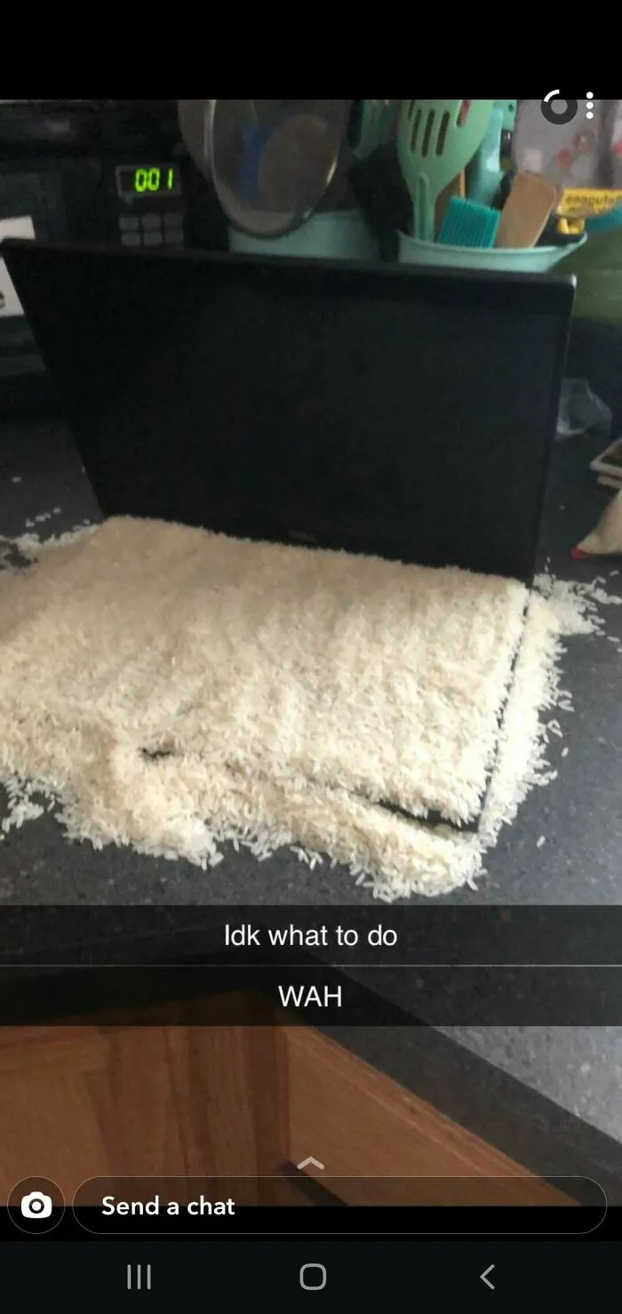 Wife Spilled Coffee On Laptop...