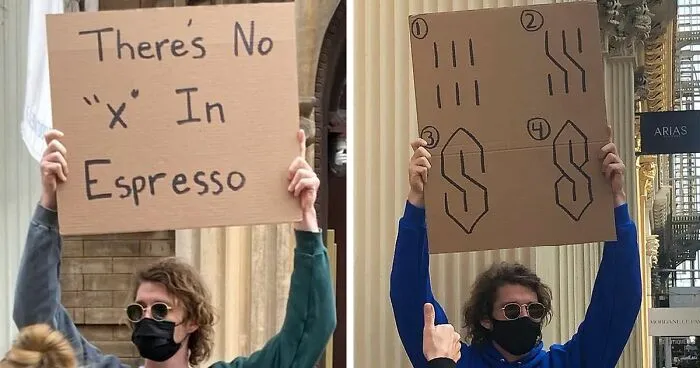 ‘Dude With Sign' Has 7.4 Million Followers For Protesting Annoying Everyday Things With Funny Signs (40 New Pics)
