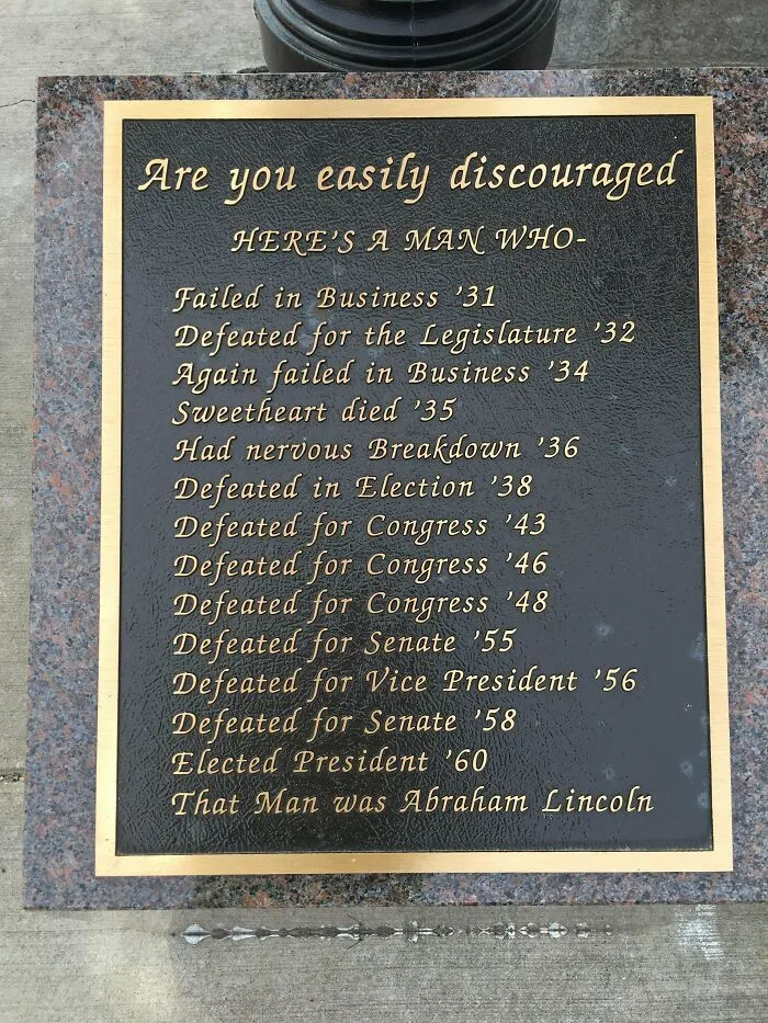 For All The "Failures, Disappointments, And Screwups" Out There