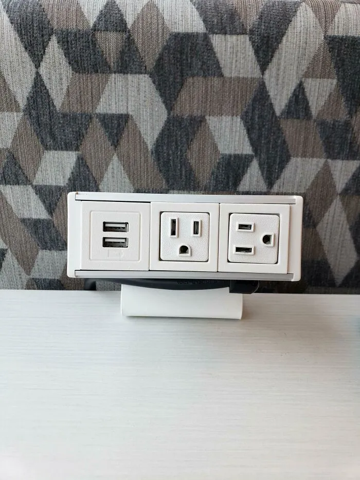 Small Detail: The Orientation Of These Two Outlets Are Offset By 90 Degrees So That More Charging Ports Can Fit At Once