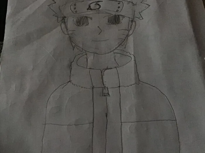 A Drawing Of Naruto From Recent Still Young Btw