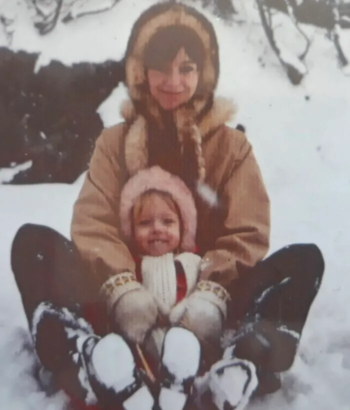 Mum And I In 1969