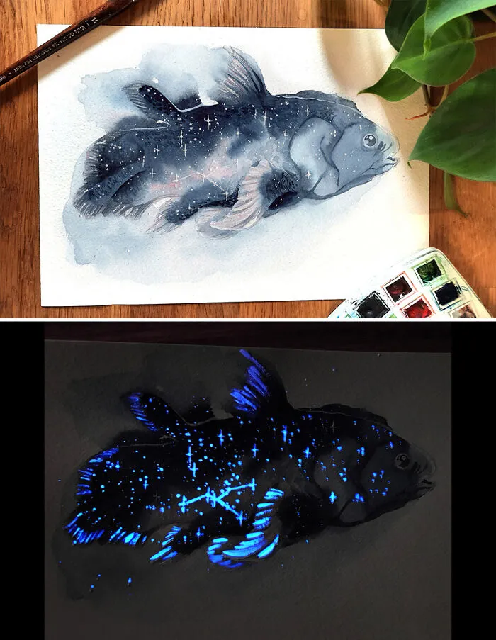 Glowy Galaxy Coelacanth