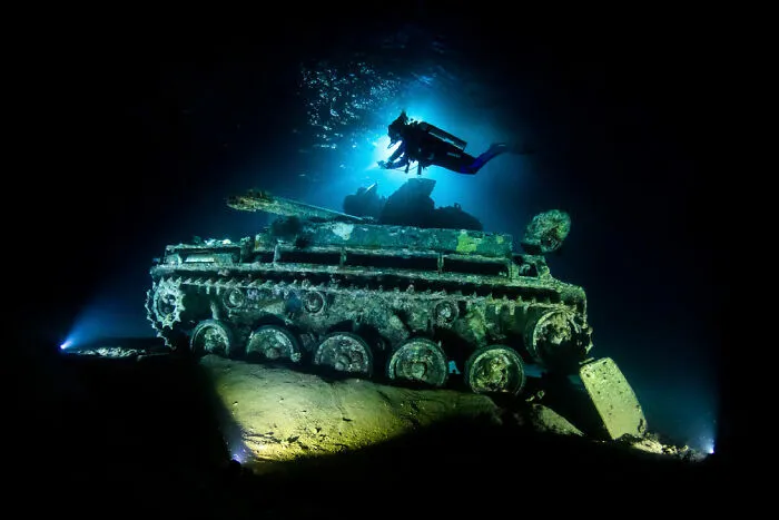 ‘Reclaimed By The Ocean’ By Grant Thomas (United Kingdom), 2nd Place In 'Wrecks'
