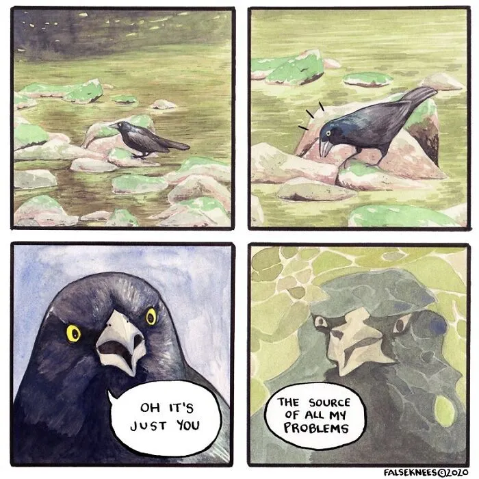 30 Funny Animal Comics That Show What Is Really Happening Out In The Wild By 'False Knees'