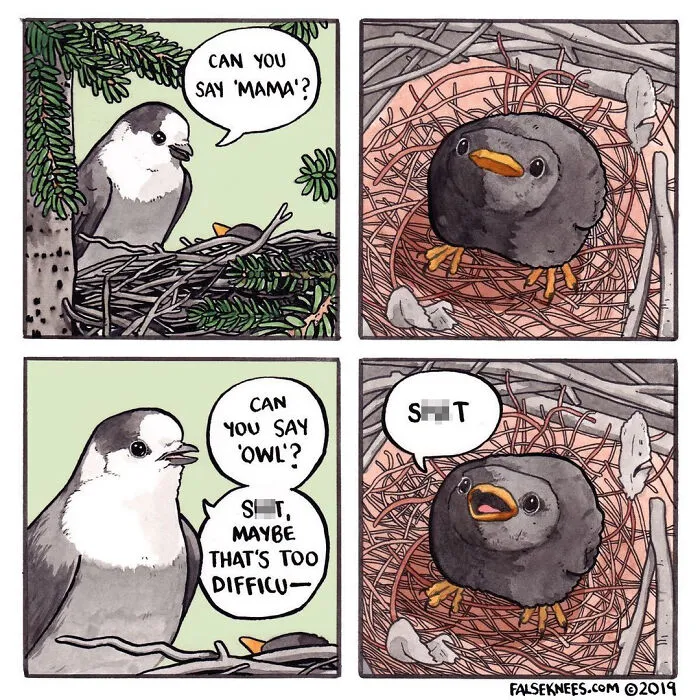 30 Funny Animal Comics That Show What Is Really Happening Out In The Wild By 'False Knees'